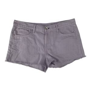 Rag & Bone women's size 30 lilac denim Purple Jean Shorts Raw Hem cut off